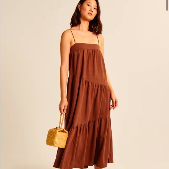 Abercrombie & Fitch Dresses & Skirts - NWT Abercrombie & Fitch Linen Maxi Dress Size Small